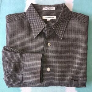 Claiborne Collared Long Sleeve Cotton‎ Button Down Shirt